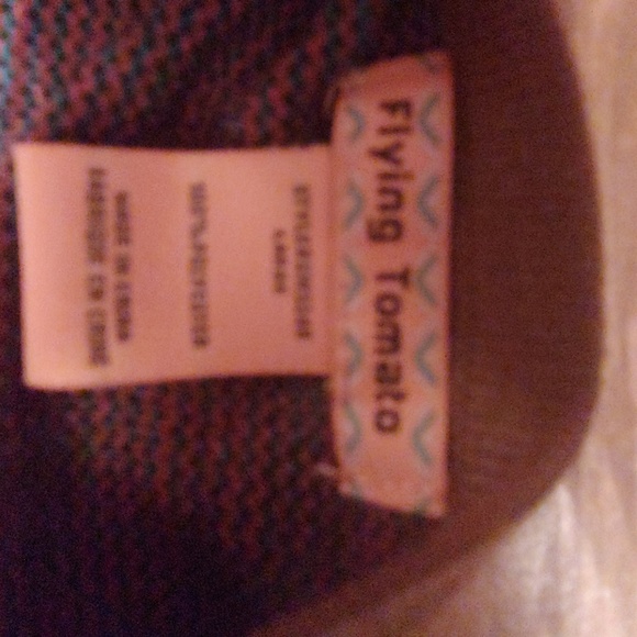 Gorgeous blue and brown design sweater - Picture 4 of 4